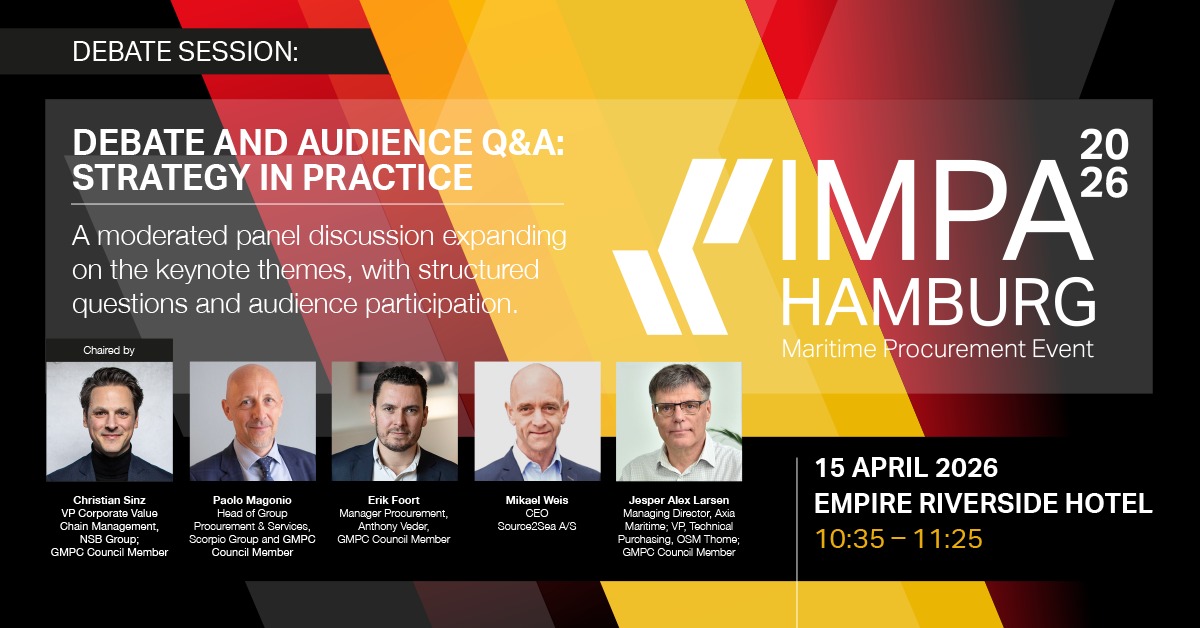 Varuna Sentinels BV at IMPA Hamburg 2026 - IMEF Standard launch - Empire Riverside Hotel