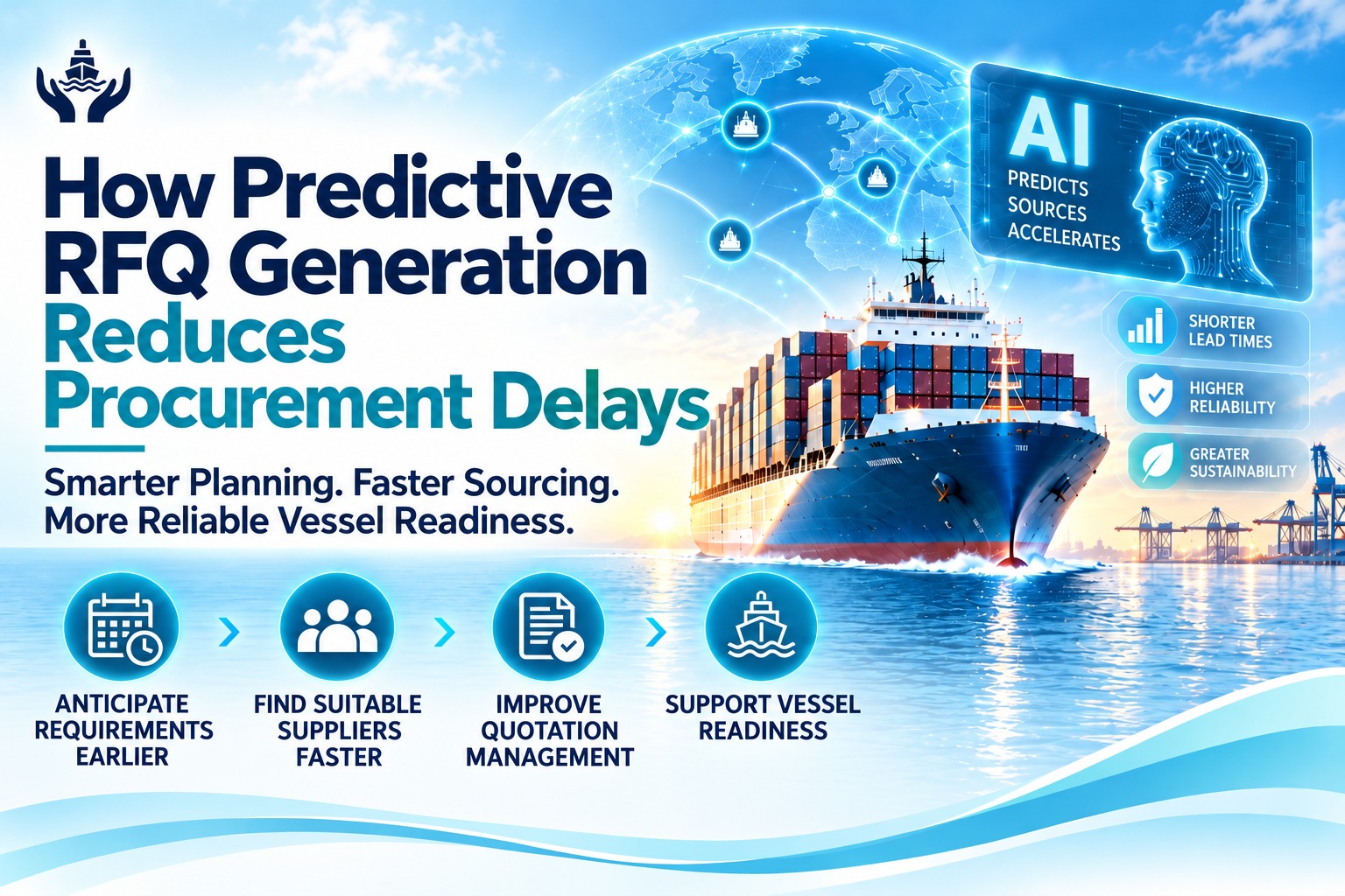Predictive procurement for vessel readiness - how predictive RFQ generation reduces procurement delays with VSMPS, Varuna Sentinels BV