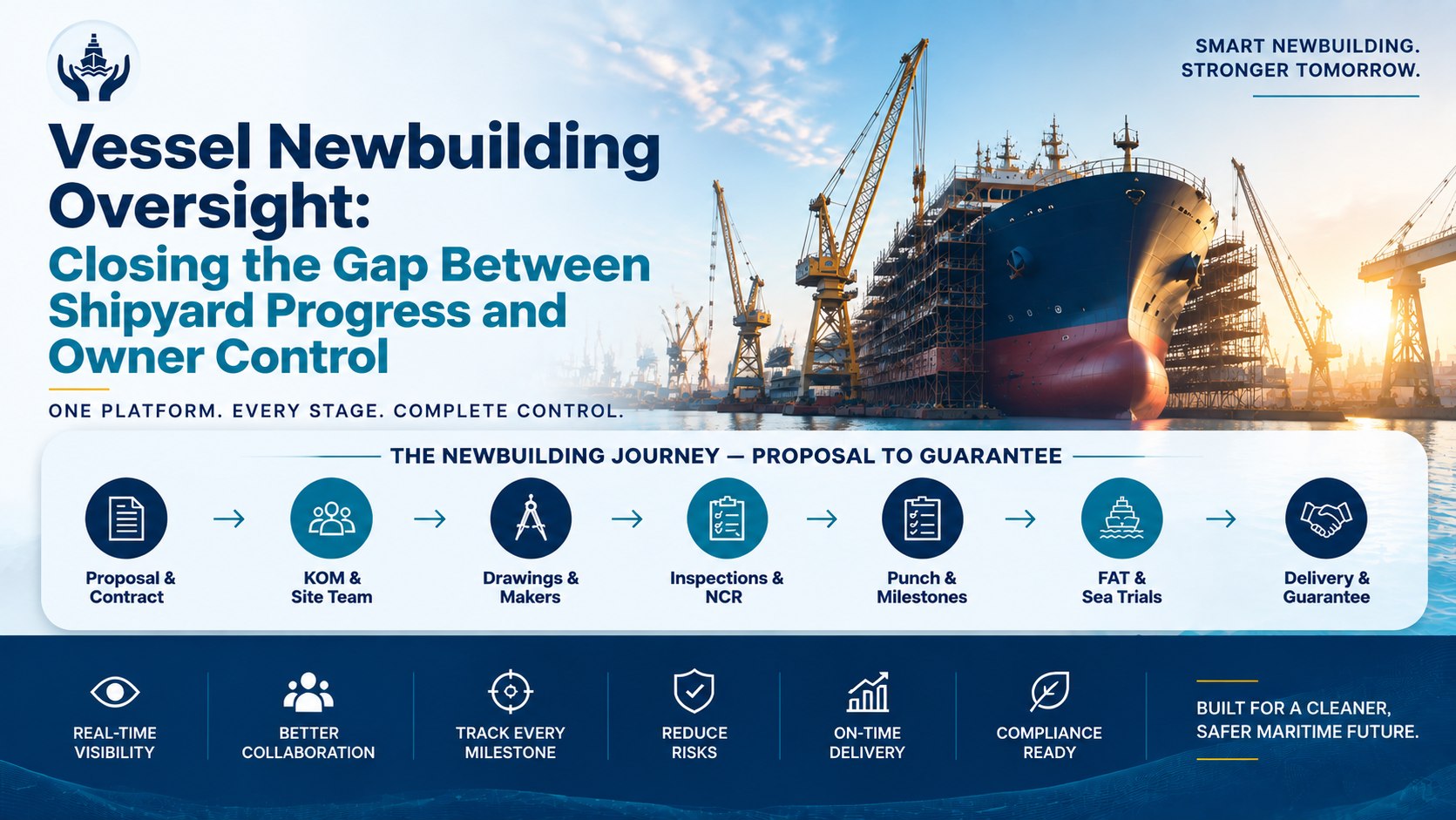 Vessel Newbuilding Oversight - the newbuilding journey from proposal and contract through drawings, inspections, FAT and sea trials to delivery and guarantee, Varuna Sentinels BV