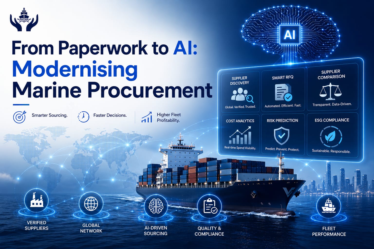 From Paperwork to AI: Modernising Marine Procurement - Why Procurement Efficiency Impacts Fleet Profitability by Varuna Sentinels BV